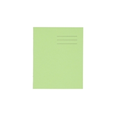 Classmates 8x6.5" Exercise Book 32 Page, Plain, Green - Pack of 100